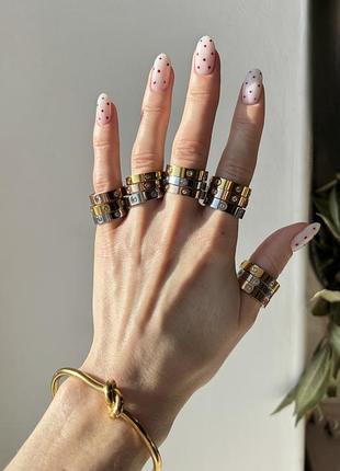 Каблучка кольцо кільце обручка нержавіюча сталь