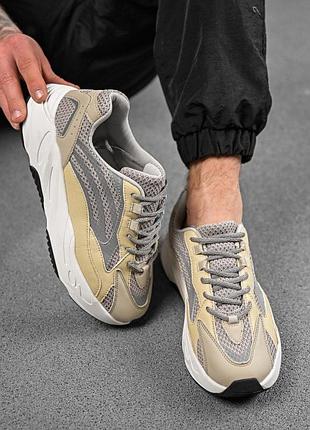 Кроссовки zeezy boost 700 beige/grey тн3633(45 - 00)