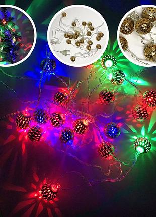 Стильные светодиодные гирлянды, гирлянды новогодние конус новогодние товары fu-68