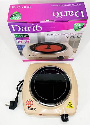 Електрична настільна плита dario, електро плита маленька електрична настільна cx-24