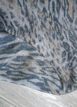 Тепле плаття в тигровий принт2 фото