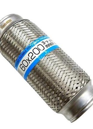 Гофра глушителя 60x200 (3-х слойная) euroex