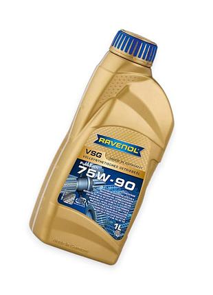 Масло трансмиссионное ravenol 75w-90 vsg fullsynth gl-4-5 1л