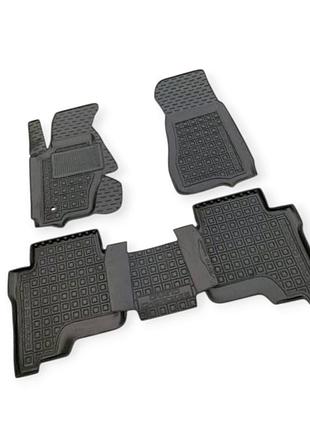 Коврики салона jeep grand cherokee (2005-2010) (wk1) борт 2,5 см, с перемычкой avto-gumm