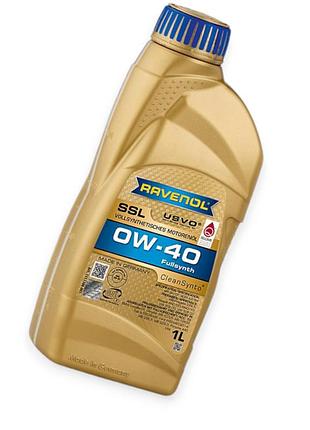 Масло моторное ravenol 0w-40 ssl "fullsynth pao" sp-cf, a3-b4 1л