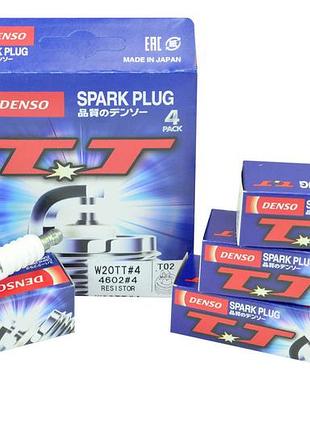Свічка запалювання denso 2101-2107, 2108-21099, 2121, заз 1102 таврія, lanos, aveo tt (8 кл) з резистором (к-кт 4 шт)
