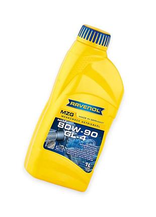 Масло трансмиссионное ravenol 80w-90 mzg mineral gl-4 1л