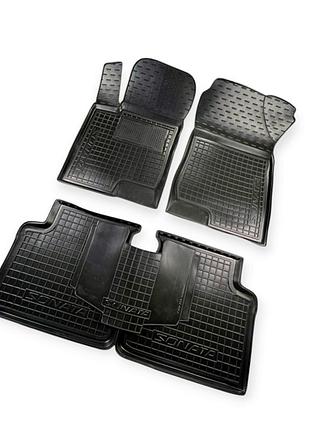 Коврики салона hyundai sonata nf, yf (2004-2014), kia magentis, optima (2005-2014) борт 2,5 см с перемычкой avto-gumm