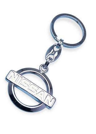 Брелок nissan металлический