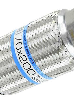 Гофра глушителя 70x200 (3-х слойная) euroex