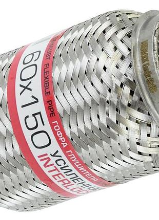 Гофра глушителя 60x150 interlock euroex