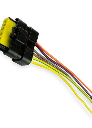 Роз'єм дмвп(датчик мас. витрати пов.) 6к. siemens (газель)