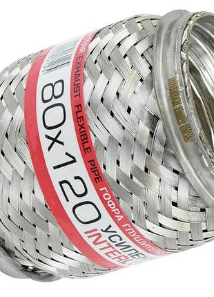 Гофра глушителя 80x120 interlock euroex