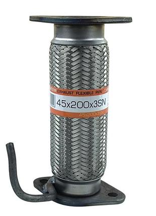 Гофра глушителя 45x200-3sn (3-х слойная) с фланцами lanos 1,4 euroex