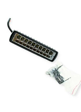 Фара дополнительная led прямоугольная 155х38х30 (д в ш) 18w ближний optimal-l