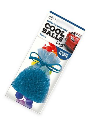 Ароматизатор на зеркало сухой мешочек tasotti cool balls bags "new car"