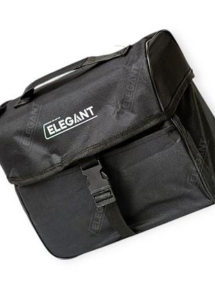 Компрессор 2 цилин elegant force maxi 300w/10атм/90л/14а/7,5м шланг спирал с ман/клемы/сумка 4