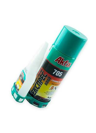 Клей с активатором akfix 400мл, 100гр