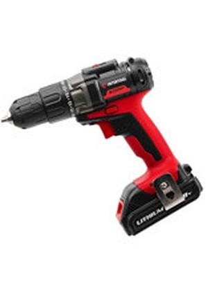 Шуруповерт 18 в, 2 акб 2,0 ач, 35нм, 1500об, скор. (кейс) led storm intertool