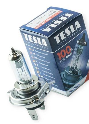 Автолампа h4 12v 60, 55 (43) tesla 100%