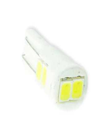 Автолампа светодиодная бц 12-5 лазер. white 6 smd 5730 керамика cyclone