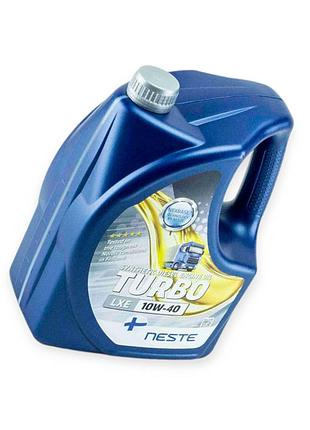 Масло моторное neste oil 10w-40 turbo lxe (ci-4, sl, e7) 4л