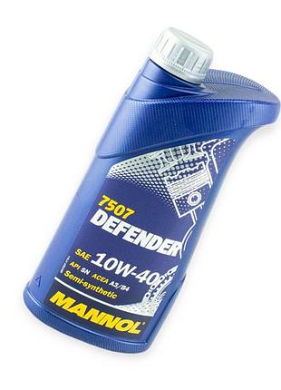 Масло моторное sct-mannol 10w-40 defender sn, а3, в4 1л