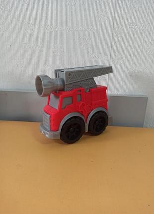 Пожарная машинка play-doh для лепки, едет