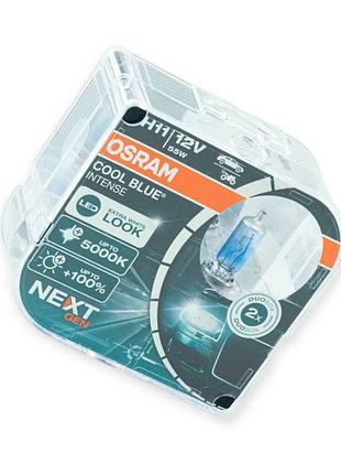 Автолампа h11 12v 55w osram cool blue intense next gen 100% 5000к (пара)