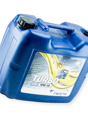 Масло моторное neste oil 10w-40 turbo lxe (ci-4, sl, e7) 20л