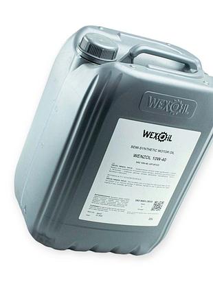 Масло моторное wexoil 10w-40 wenzol sf, cd 20л