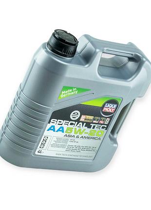 Масло моторное liqui moly 5w-20 special tec aa (asia & america) 4л