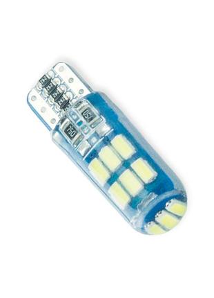 Автолампа светодиодная бц 12-5 лазер. white 15 smd 3014 5000k 312l обманка cyclone