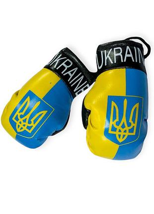 Сувенір на дзеркало (боксерські рукавички) ukraine (пара)