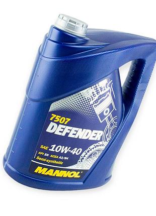 Масло моторное sct-mannol 10w-40 defender sn, а3, в4 5л