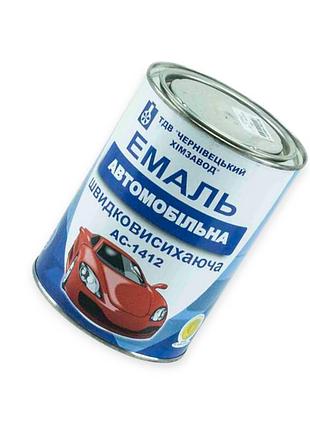 Емаль чернівці а-1412 швидкосохнуча сіра 0,9кг хімзавод