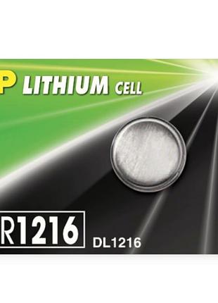 Батарейка "таблетка" літієва 3.0v cr1216 блістер gp