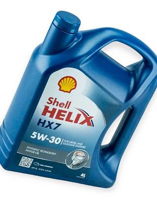 Олива моторна shell 5w-30 helix hx7 4л