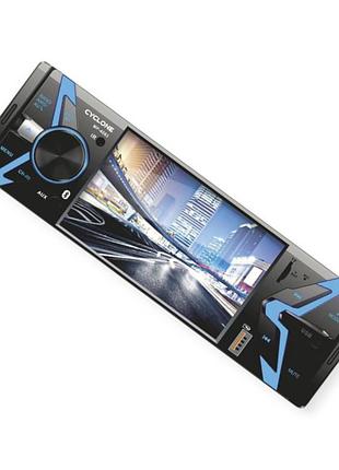 Магнитола cyclone mp-4083 fm, usb, usb для зарядки 2a, microsd, aux, mp5, wma, avi, bt, экран 4,0