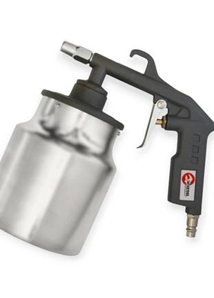 Пистолет пескоструйный (металлический бак 1000 мл) intertool