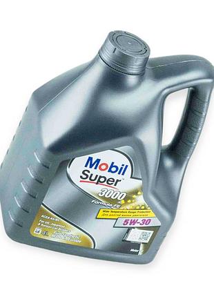 Масло моторное mobil 5w-30 super 3000 x1 formula fe sl, cf, a5, b5 asia & america 4л