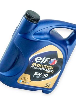 Масло моторное elf 5w-30 evol fulltech msx 5л
