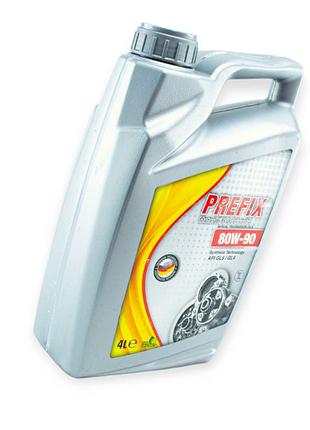 Масло трансмиссионное prefix 80w-90 gl-4, 5 4л