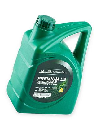 Масло моторное mobis hyundai 5w-30 premium ls diesel ch-4, b3, b4 4л hyundai, kia