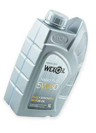 Масло моторное wexoil 5w-30 nano sn, cf, с3 1л