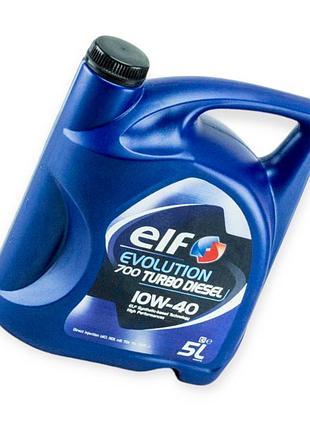 Масло моторное elf 10w-40 evol 700 turbo diesel 5л