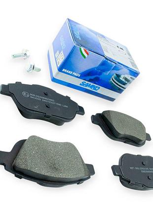 Колодки тормозные citroen с3, ds3, c4 cactus, peugeot 2008 (2009-) передние samko