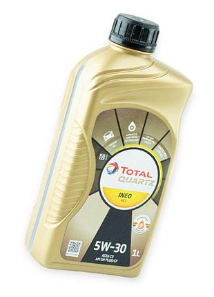 Масло моторное total 5w-30 quartz ineo мc3 sn+, с3 1л