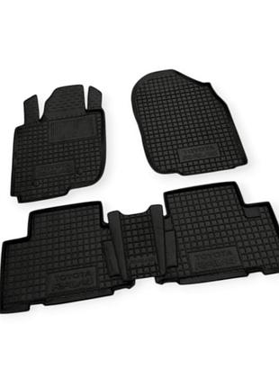 Килимки салону toyota rav 4 (2005-2009) борт 2,5 см, з перемичкою avto-gumm