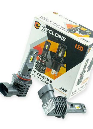 Автолампа led hb3 12v type 33 12w 5000k 4800l радиатор cyclone